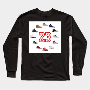 23 basketball shoes Clock Long Sleeve T-Shirt